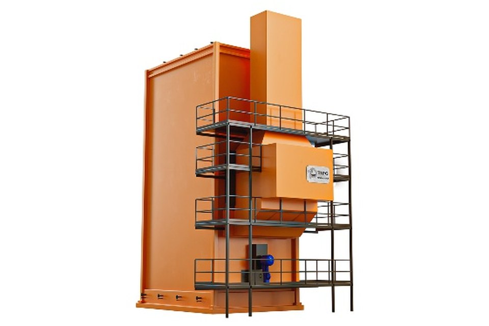 TMV-T – Vertical water-tube warm water boiler