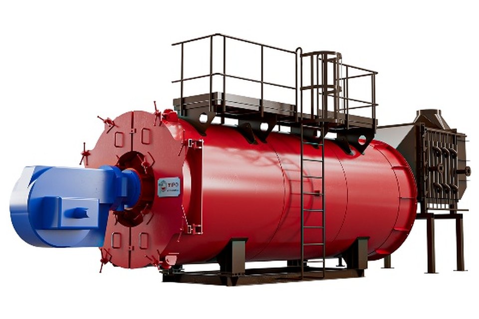 VKT-V – غلاية أنابيب لهب للماء شديد السخونة